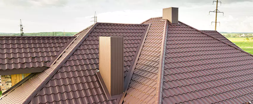 Residential Chimney Flashing Restoration in Abington, MA