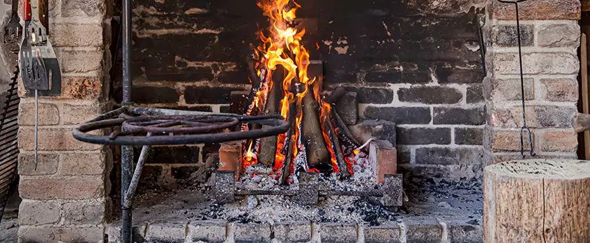 Cracked Electric Fireplace Bricks Repair Services in Abington, MA