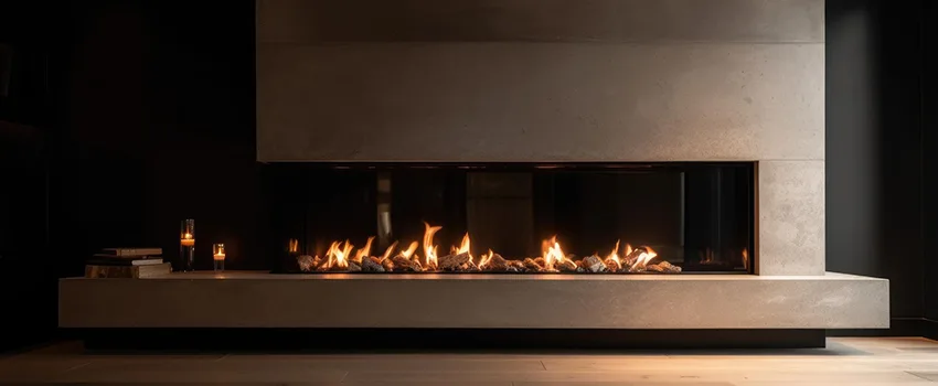 Gas Fireplace Ember Bed Design Services in Abington, Massachusetts