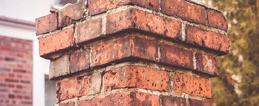 Cracked Chimney Bricks Repair Cost in Abington, Massachusetts