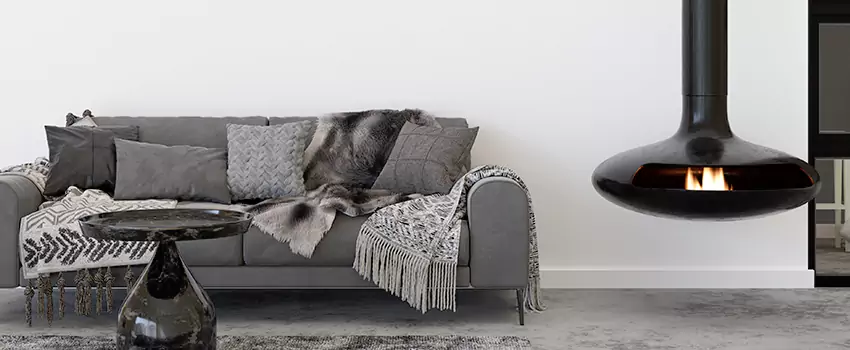 Circular Hanging Fireplace Installation Services in Abington, MA